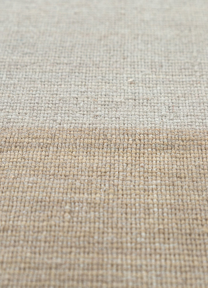 tesoro beige and brown wool hand loom Rug - CloseUp tesoro beige and brown wool hand loom Rug - CloseUp