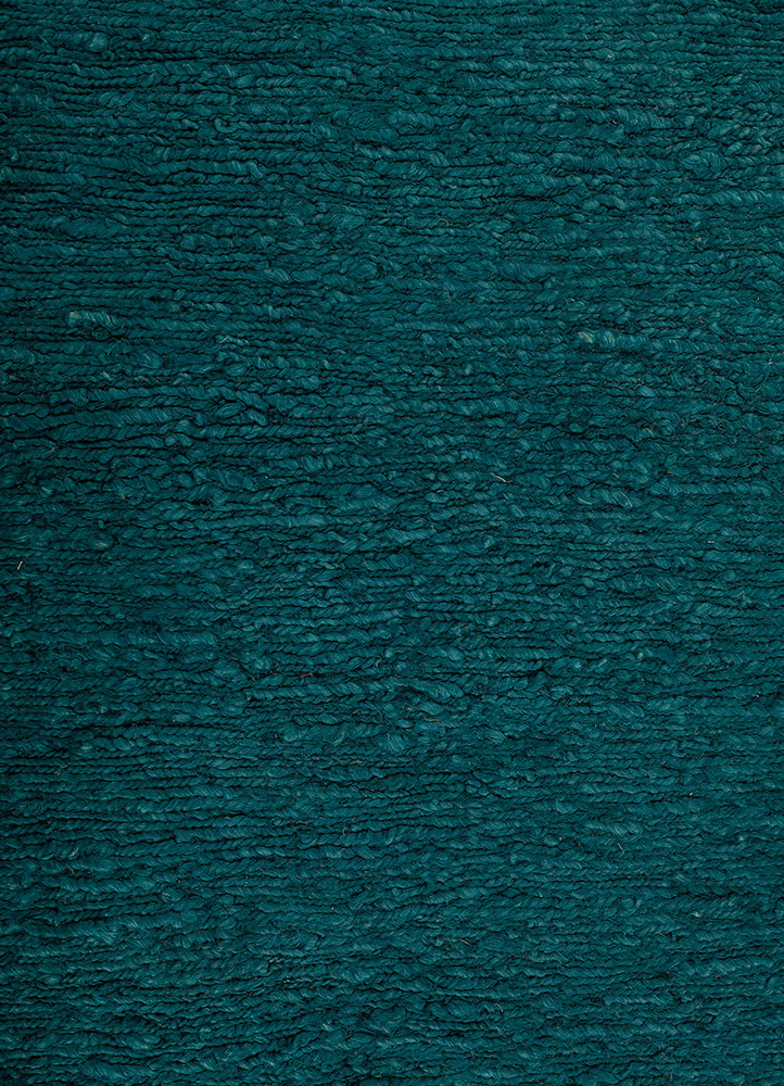 hula green jute and hemp hand knotted Rug - CloseUp