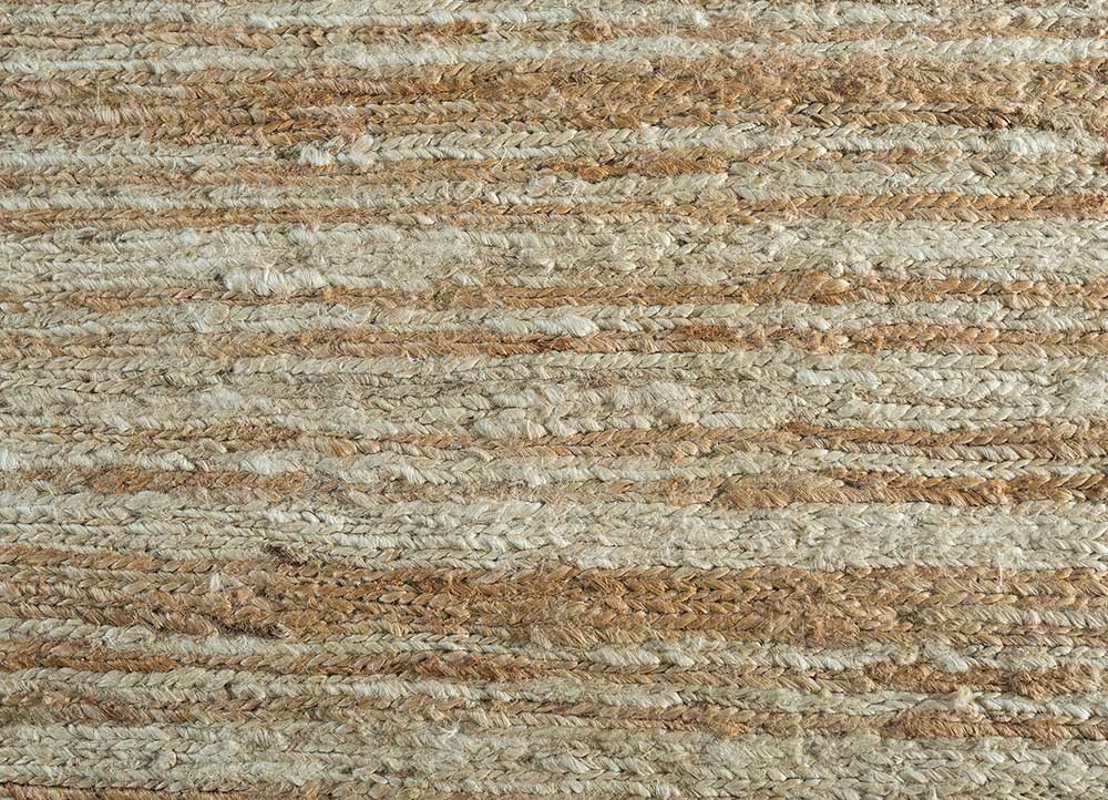 hula ivory jute and hemp hand knotted Rug - CloseUp