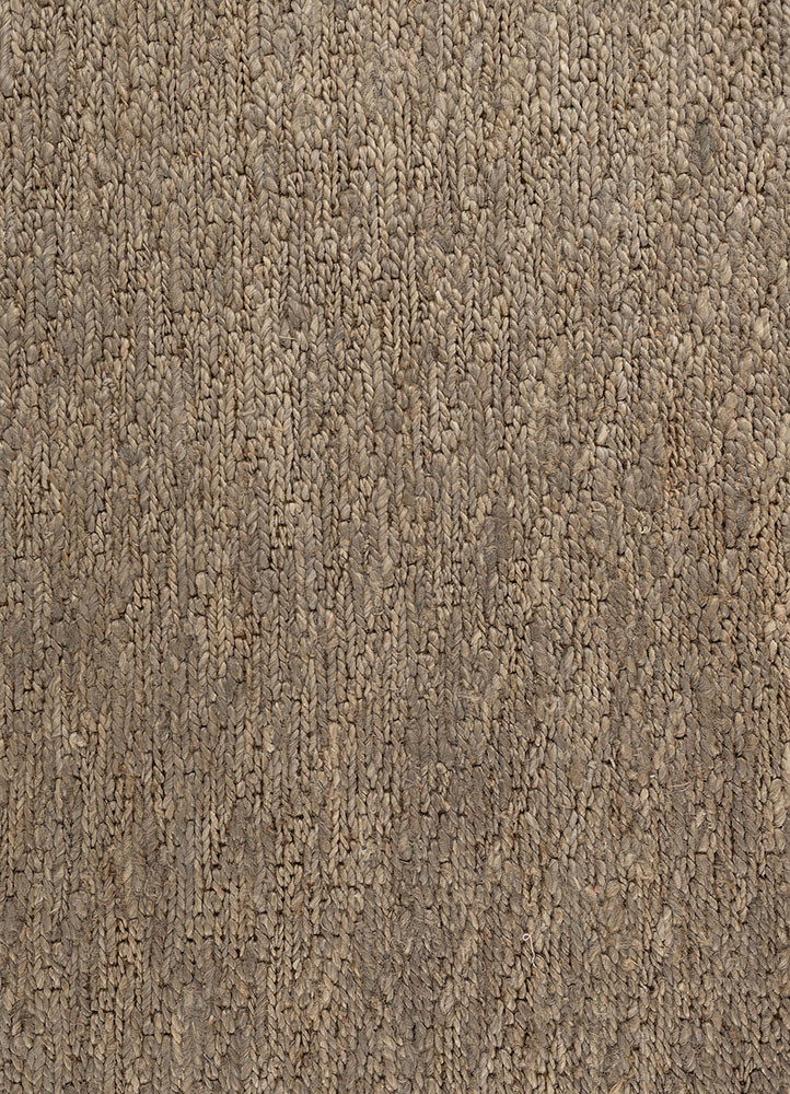 hula blue jute and hemp hand knotted Rug - CloseUp