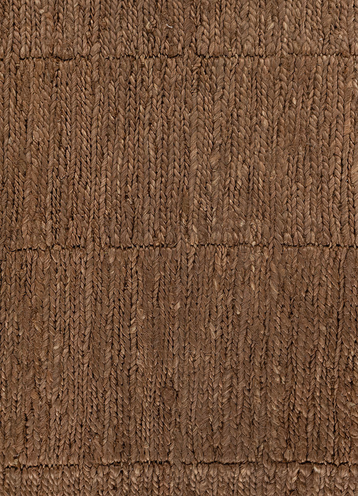 nomadic threads beige and brown jute and hemp hand knotted Rug - CloseUp nomadic threads beige and brown jute and hemp hand knotted Rug - CloseUp