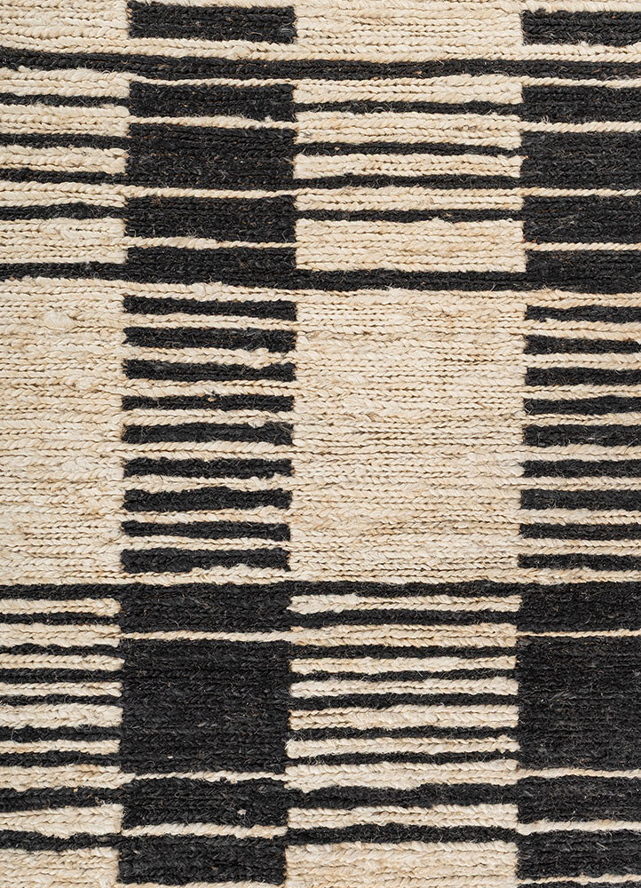 nomadic threads ivory jute and hemp hand knotted Rug - CloseUp nomadic threads ivory jute and hemp hand knotted Rug - CloseUp