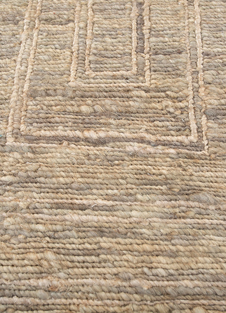 thyme blue jute and hemp hand knotted Rug - CloseUp thyme blue jute and hemp hand knotted Rug - CloseUp