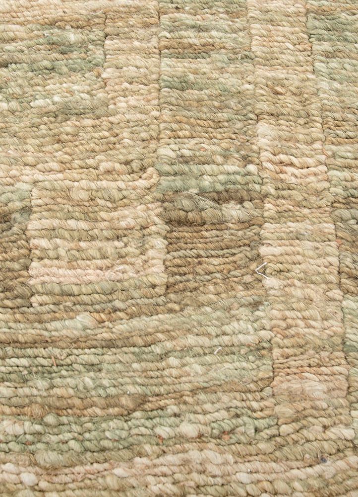 thyme green jute and hemp hand knotted Rug - CloseUp thyme green jute and hemp hand knotted Rug - CloseUp