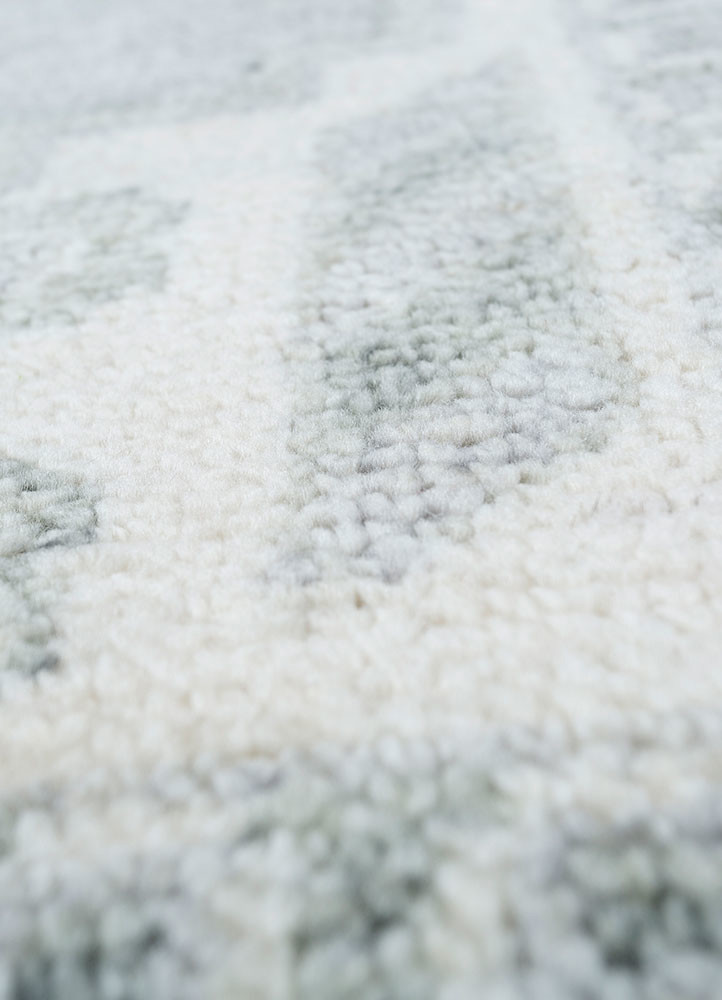 savana blue wool hand knotted Rug - CloseUp savana blue wool hand knotted Rug - CloseUp