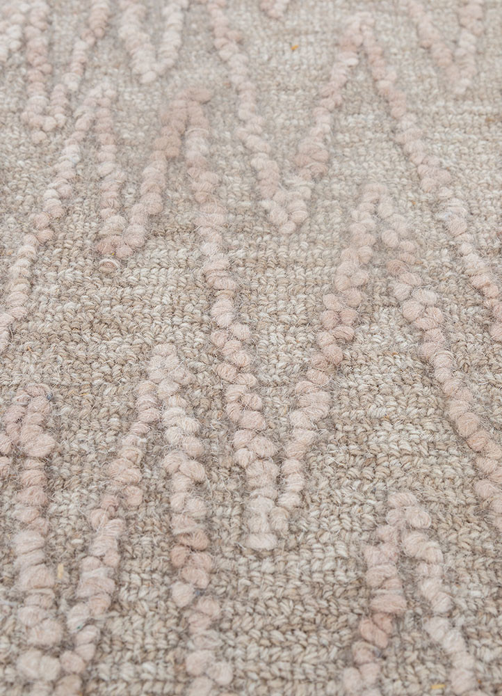 modo ivory wool hand tufted Rug - CloseUp