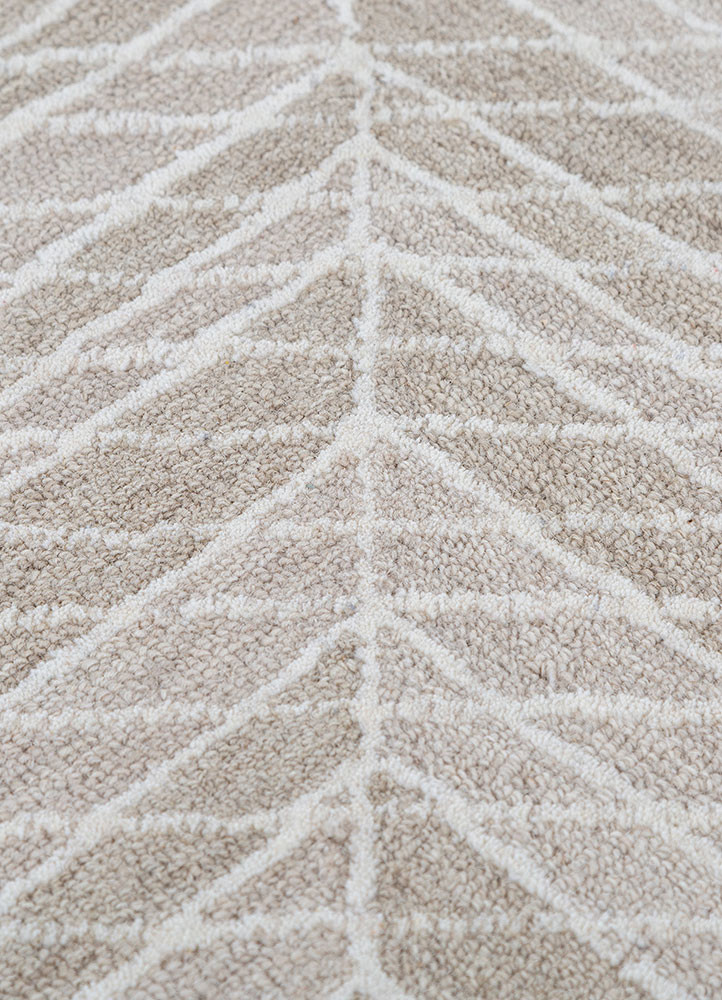 modo ivory wool hand tufted Rug - CloseUp modo ivory wool hand tufted Rug - CloseUp