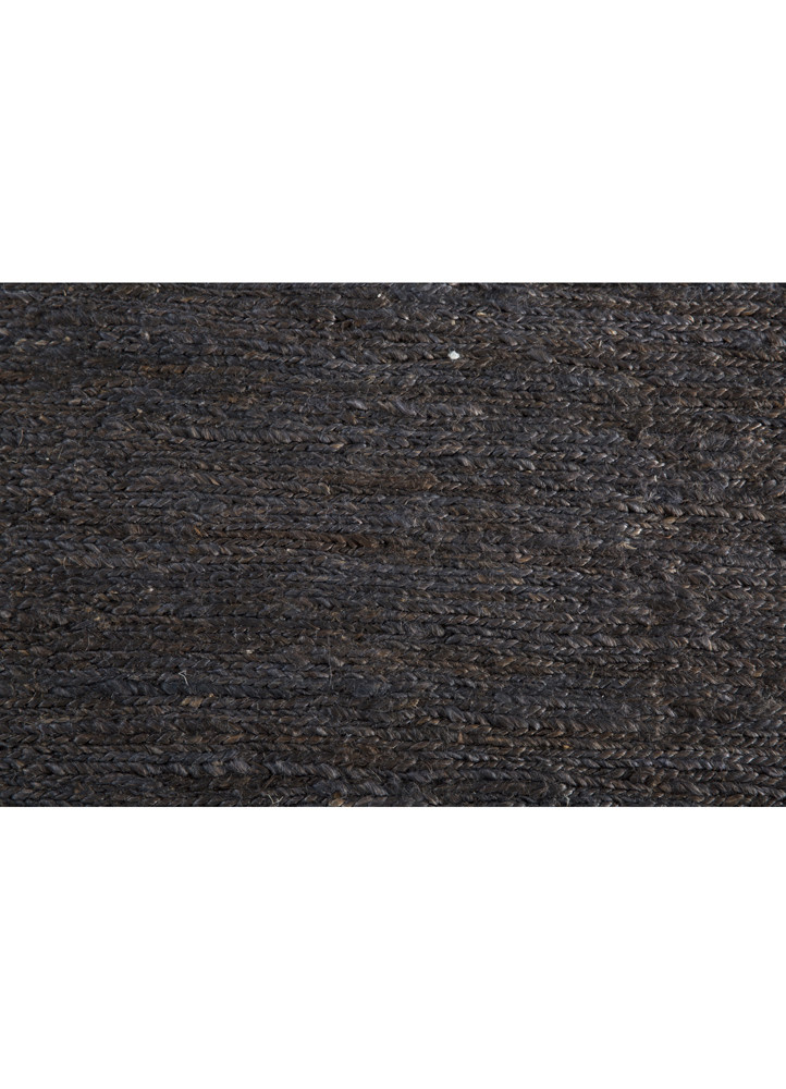 hula beige and brown jute and hemp hand knotted Rug - CloseUp