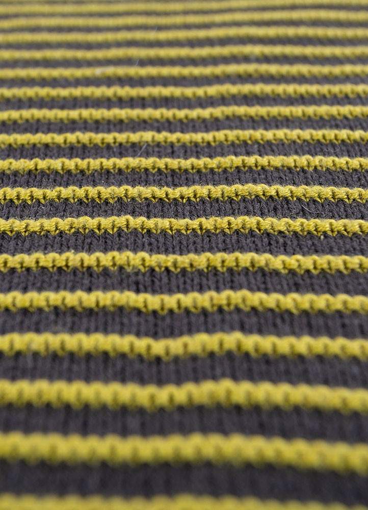 bespoke sile beige and brown polyester hand loom Home Textile - CloseUp