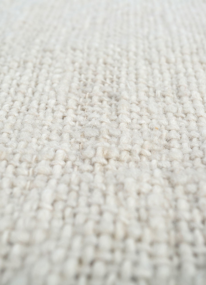 bespoke sile ivory alpaca wool hand loom Home Textile - CloseUp