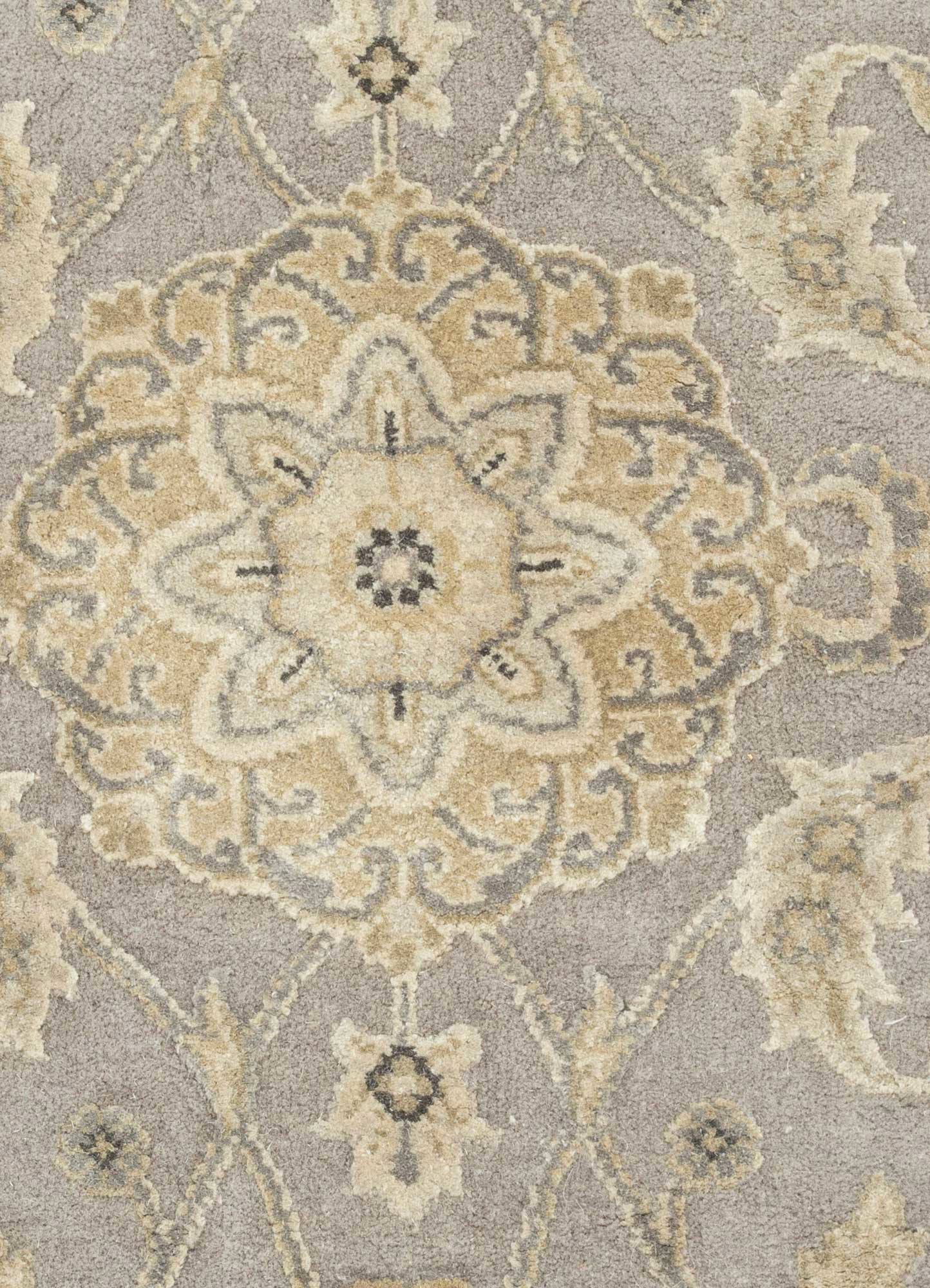 Aurora Ivory Hand Knotted Wool and Silk RugsQnq10Jaipur Rugs UAE