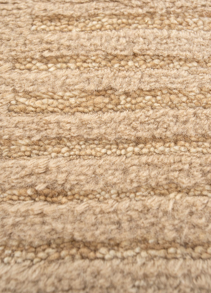zuri beige and brown wool hand knotted Rug - CloseUp zuri beige and brown wool hand knotted Rug - CloseUp