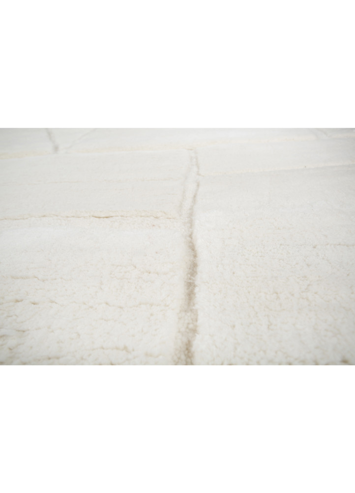 zuri ivory wool hand knotted Rug - CloseUp zuri ivory wool hand knotted Rug - CloseUp