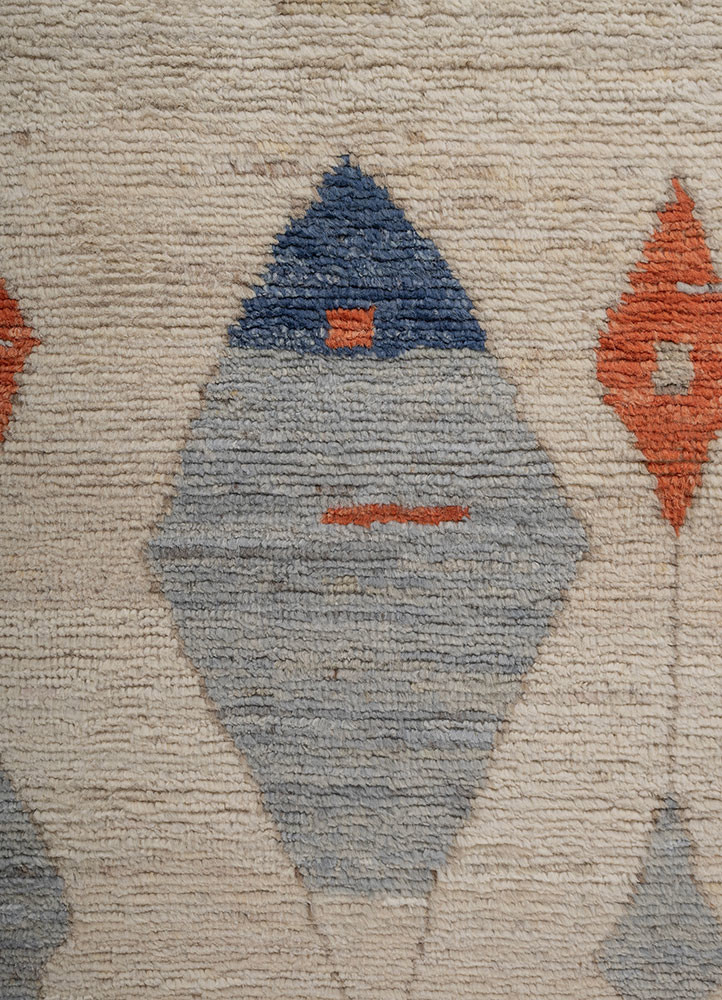 manifest ivory wool hand knotted Rug - CloseUp manifest ivory wool hand knotted Rug - CloseUp