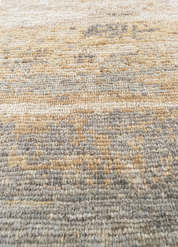 manifest gold afghan wool hand knotted Rug - CloseUp manifest gold afghan wool hand knotted Rug - CloseUp