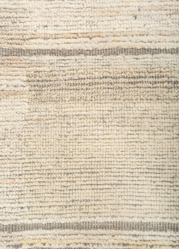 manifest ivory afghan wool hand knotted Rug - CloseUp