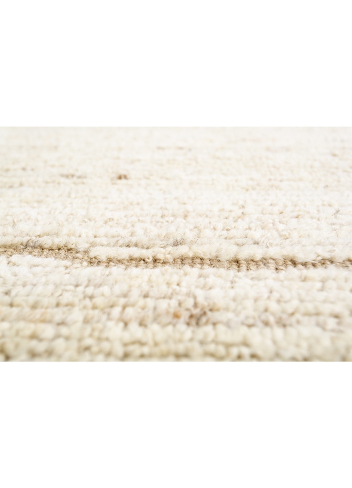 manifest ivory afghan wool hand knotted Rug - CloseUp