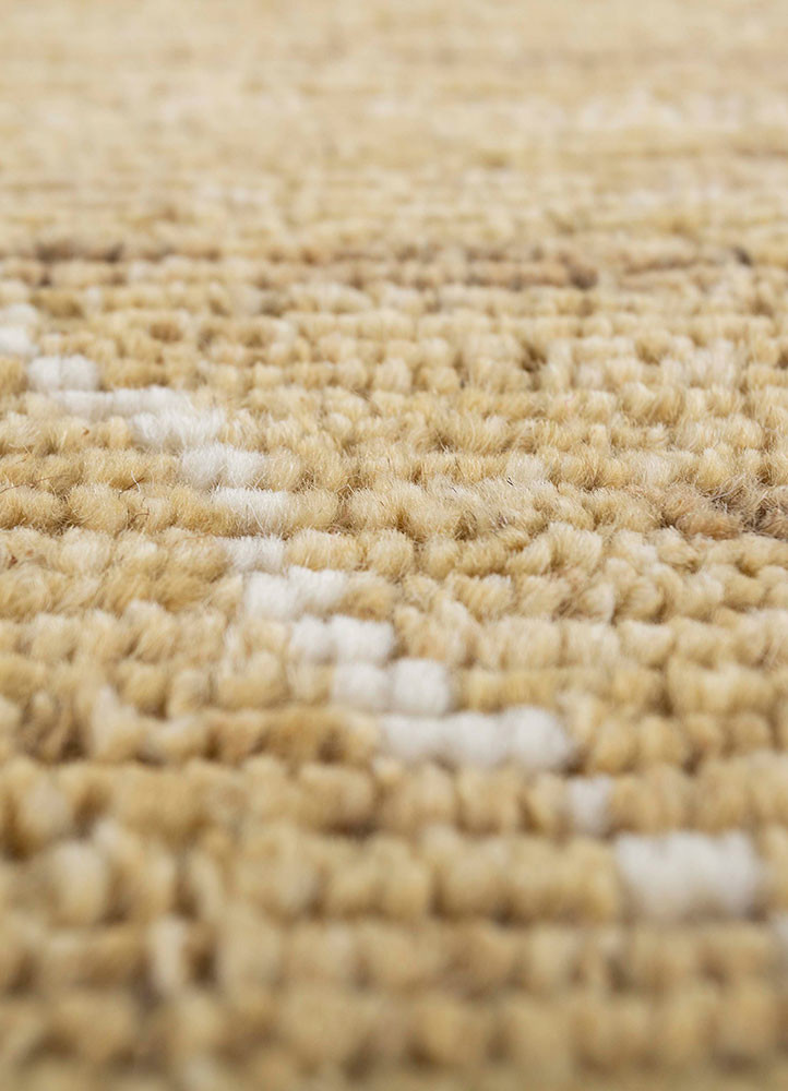manifest gold afghan wool hand knotted Rug - CloseUp manifest gold afghan wool hand knotted Rug - CloseUp