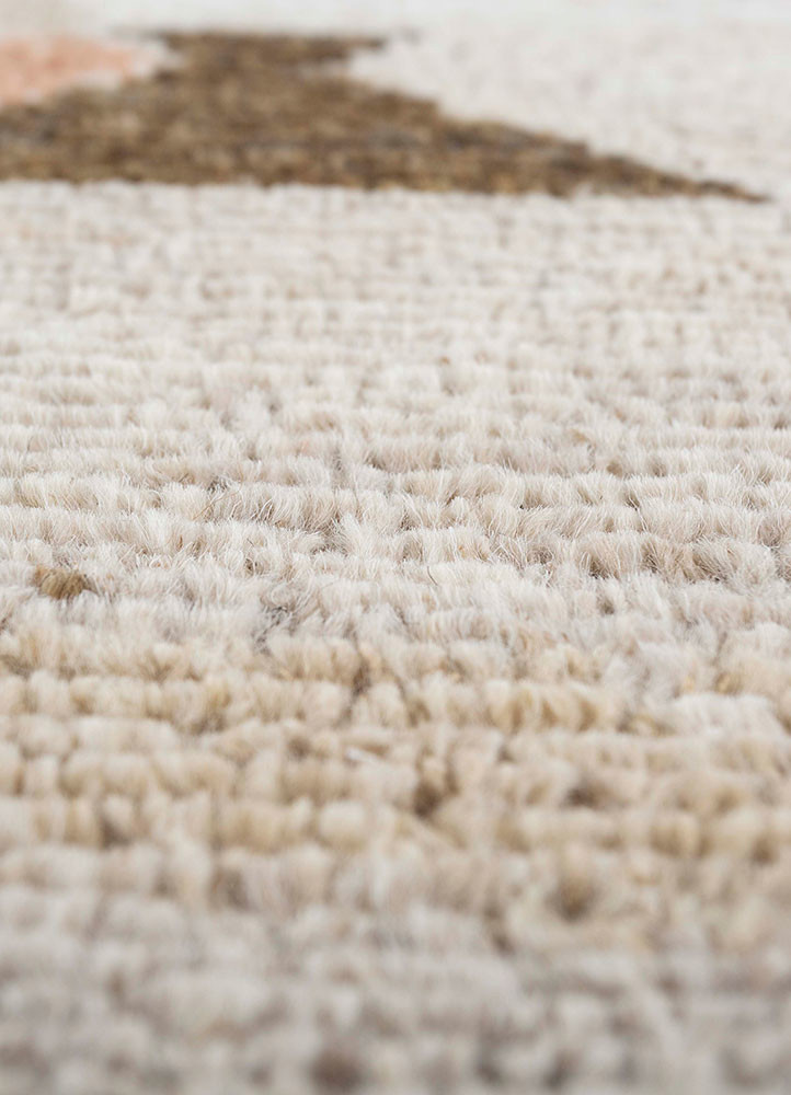 manifest gold afghan wool hand knotted Rug - CloseUp manifest gold afghan wool hand knotted Rug - CloseUp