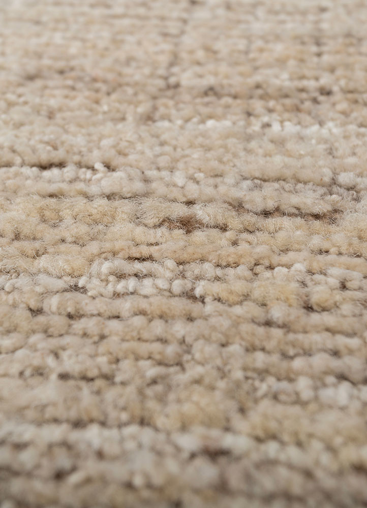 manifest beige and brown afghan wool hand knotted Rug - CloseUp manifest beige and brown afghan wool hand knotted Rug - CloseUp