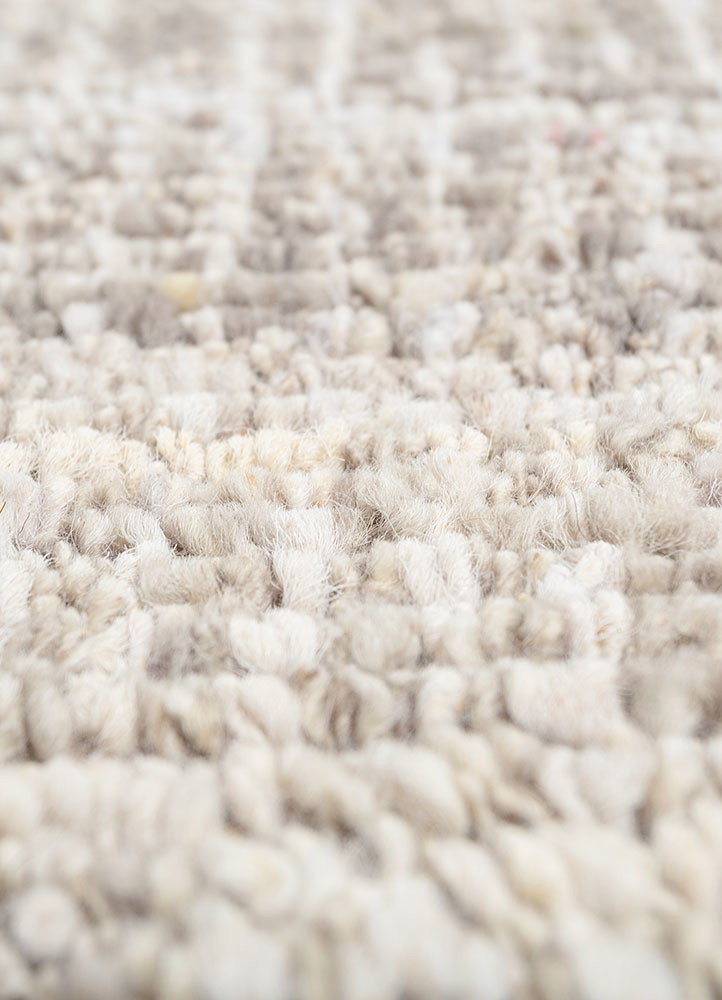 manifest blue afghan wool hand knotted Rug - CloseUp