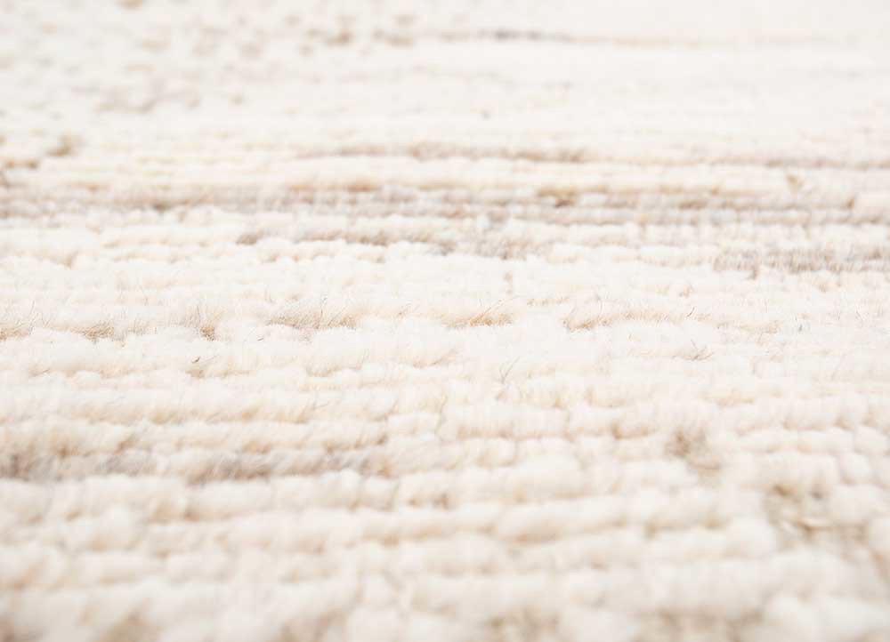 manifest ivory afghan wool hand knotted Rug - CloseUp