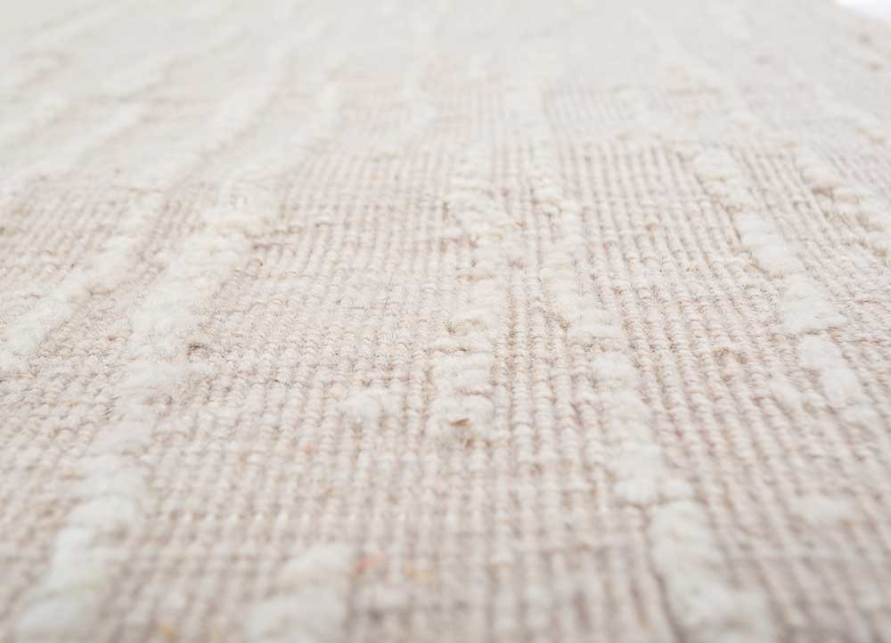manifest ivory afghan wool hand knotted Rug - CloseUp