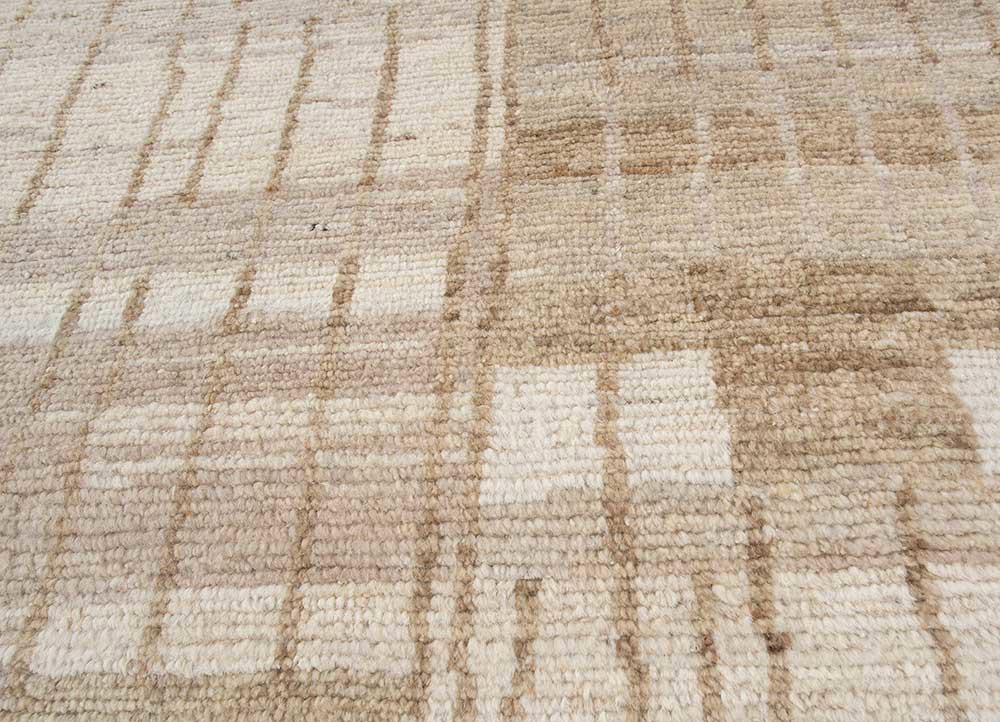 manifest beige and brown afghan wool hand knotted Rug - CloseUp manifest beige and brown afghan wool hand knotted Rug - CloseUp