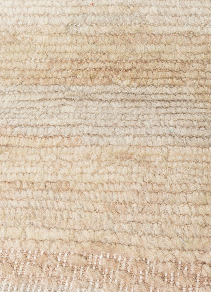 blythe beige and brown wool hand knotted Rug - CloseUp blythe beige and brown wool hand knotted Rug - CloseUp