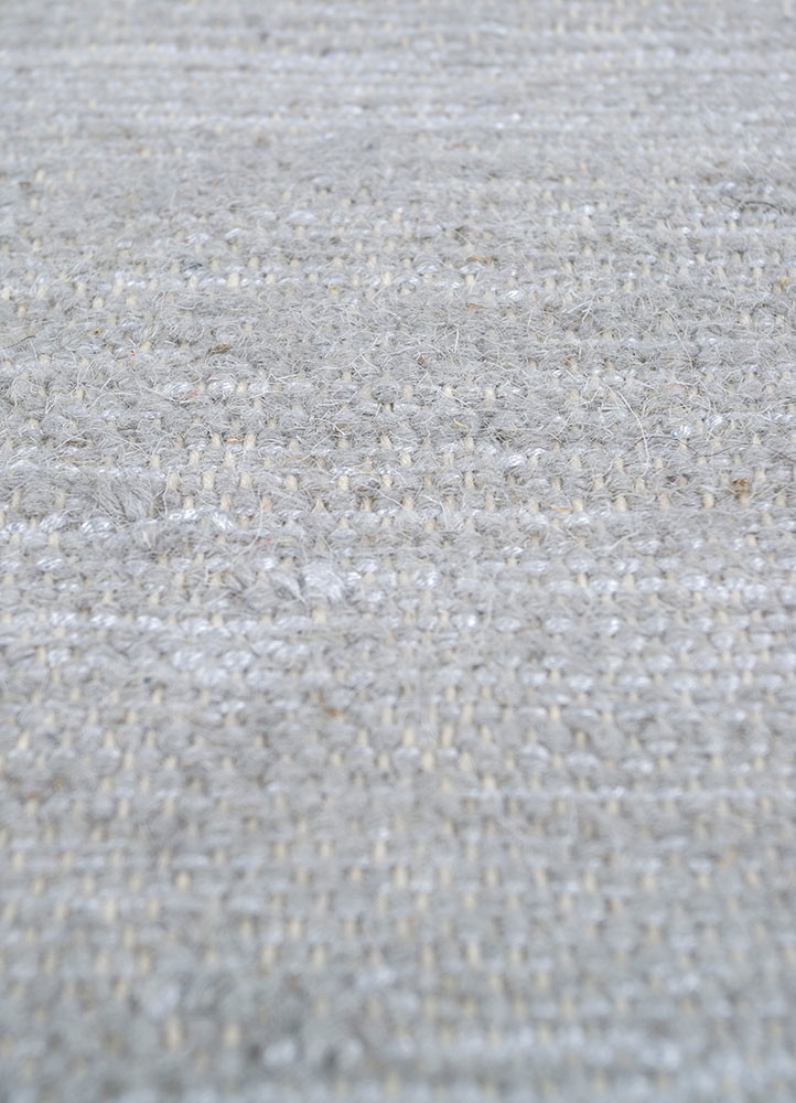 abrash grey and black wool flat weaves Rug - CloseUp abrash grey and black wool flat weaves Rug - CloseUp