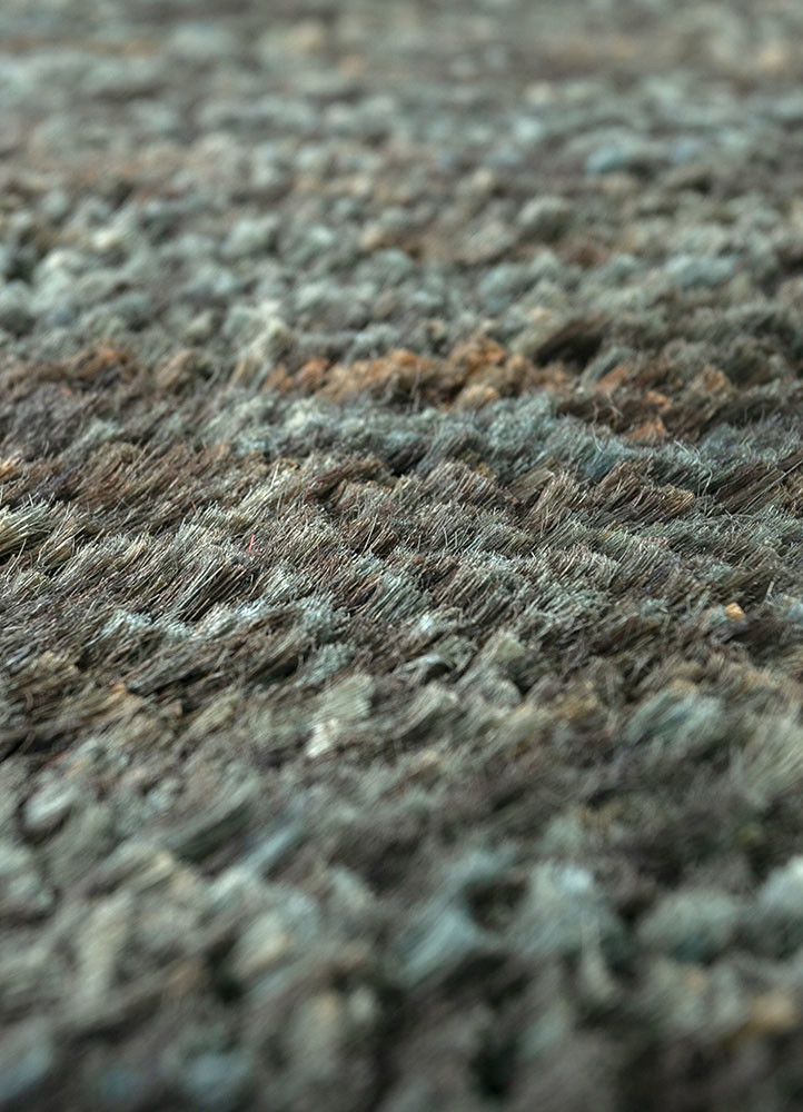 hula grey and black jute and hemp hand knotted Rug - CloseUp hula grey and black jute and hemp hand knotted Rug - CloseUp
