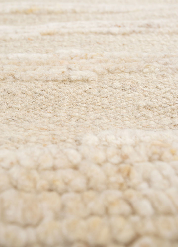 manifest beige and brown wool hand knotted Rug - CloseUp manifest beige and brown wool hand knotted Rug - CloseUp