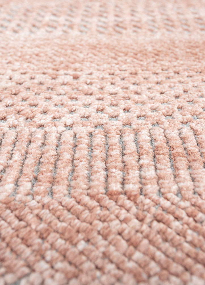 kairos pink and purple wool and viscose hand knotted Rug - CloseUp kairos pink and purple wool and viscose hand knotted Rug - CloseUp