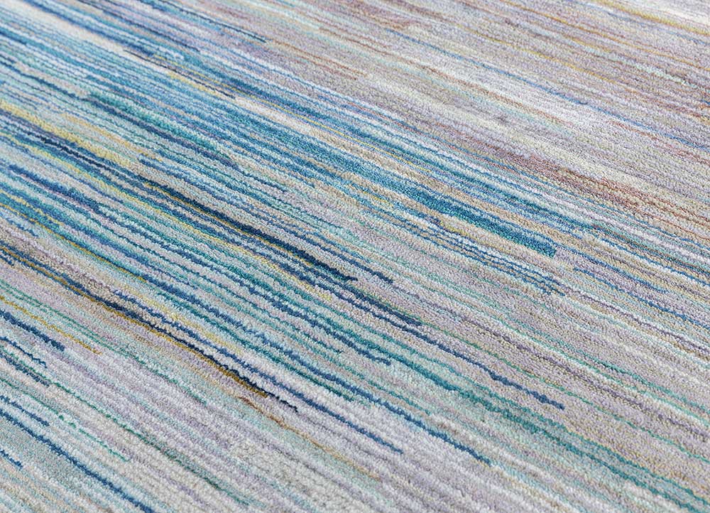 hidden by kavi ivory wool and bamboo silk hand knotted Rug - CloseUp hidden by kavi ivory wool and bamboo silk hand knotted Rug - CloseUp