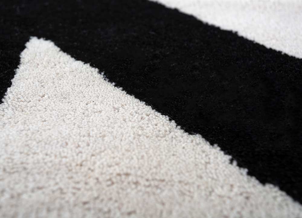 adrift ivory wool hand tufted Rug - CloseUp