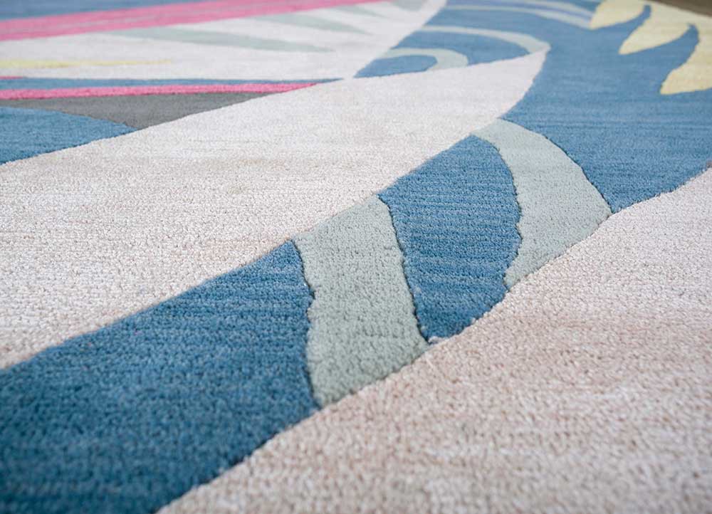 hacienda multi wool and viscose hand tufted Rug - CloseUp hacienda multi wool and viscose hand tufted Rug - CloseUp