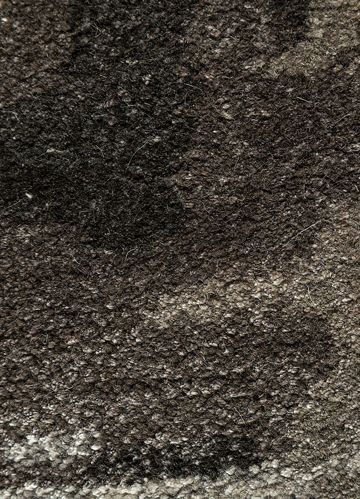 genesis grey and black wool and viscose hand tufted Rug - CloseUp genesis grey and black wool and viscose hand tufted Rug - CloseUp