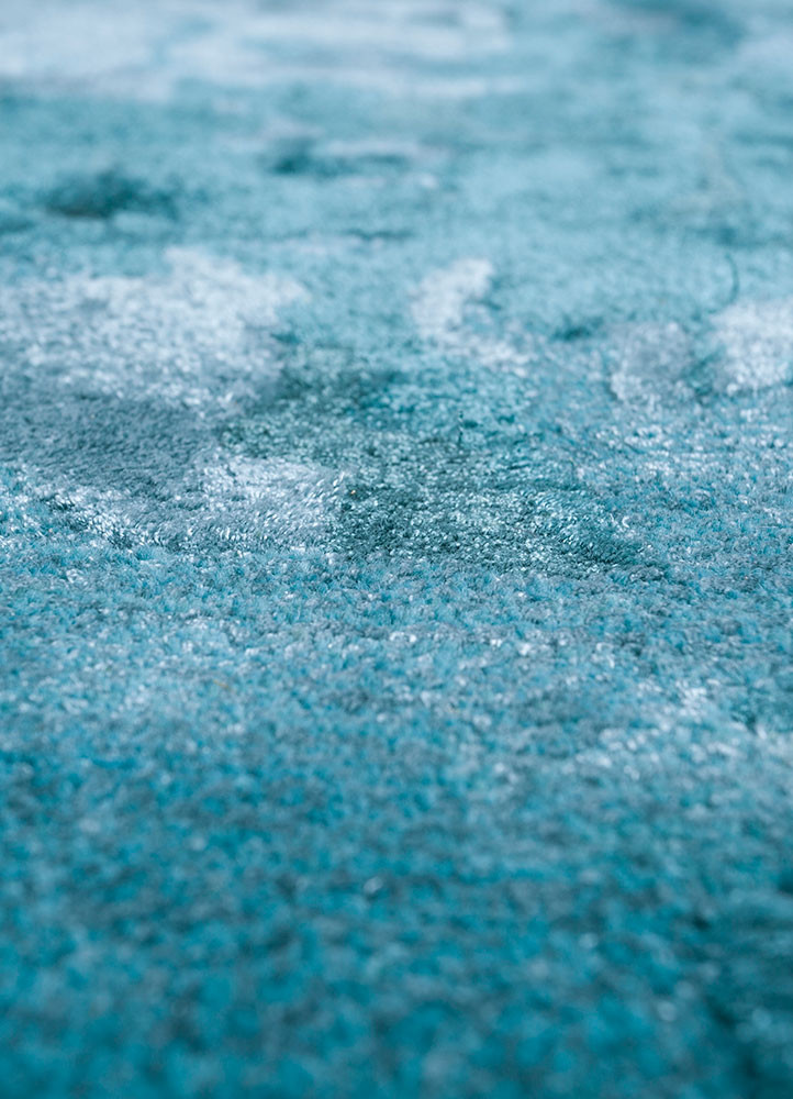 genesis blue wool and viscose hand tufted Rug - CloseUp genesis blue wool and viscose hand tufted Rug - CloseUp