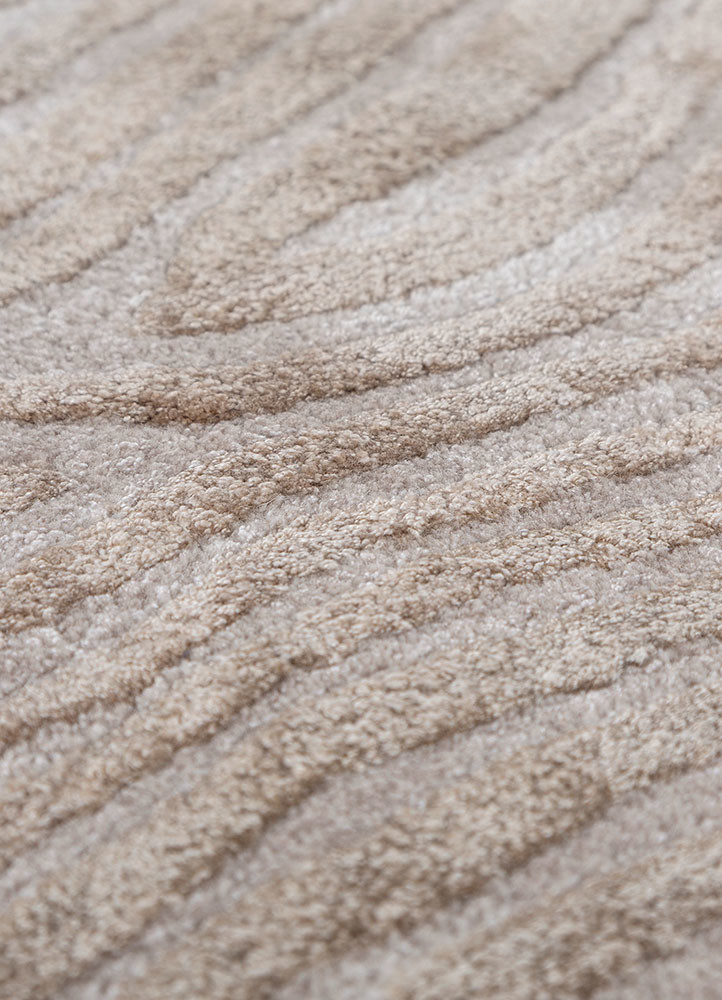 cera ivory wool and viscose hand tufted Rug - CloseUp cera ivory wool and viscose hand tufted Rug - CloseUp