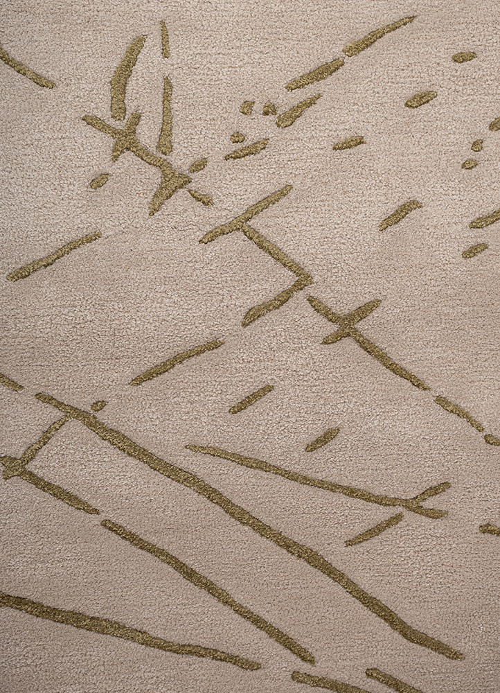 aprezo ivory wool and viscose hand tufted Rug - CloseUp aprezo ivory wool and viscose hand tufted Rug - CloseUp