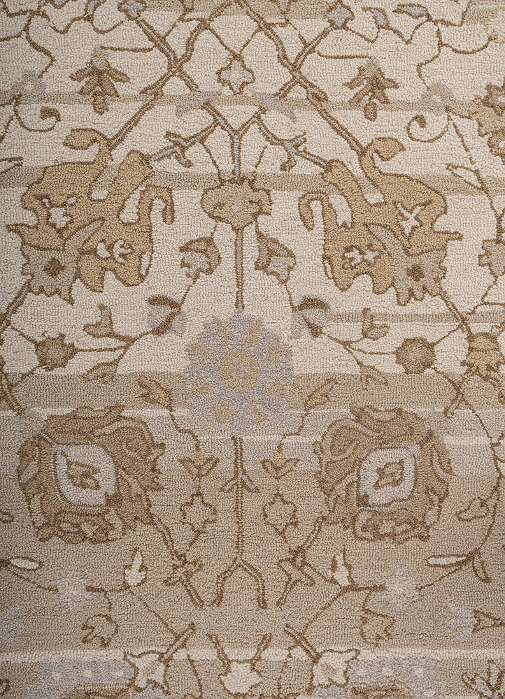 mythos ivory wool hand tufted Rug - CloseUp mythos ivory wool hand tufted Rug - CloseUp