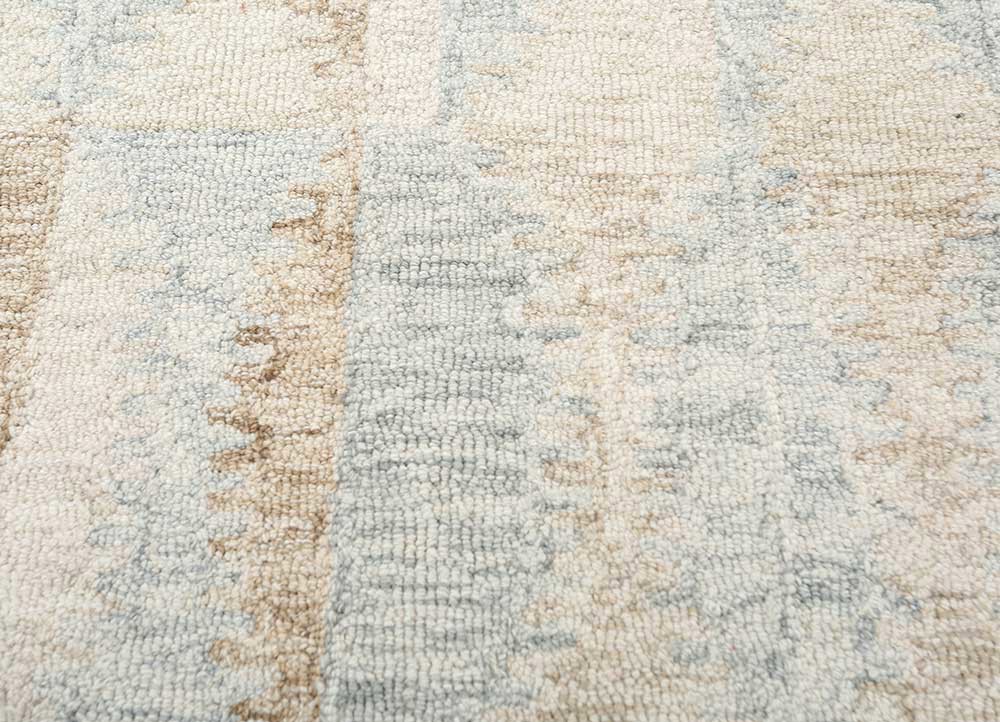 acar blue wool hand tufted Rug - CloseUp acar blue wool hand tufted Rug - CloseUp