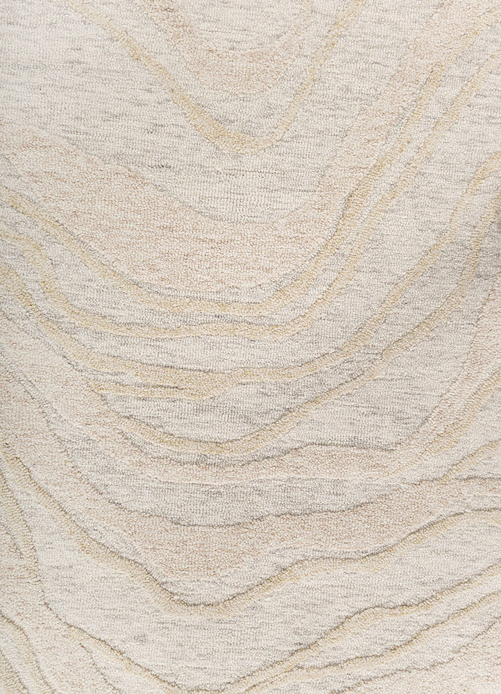 pathways grey and black wool hand tufted Rug - CloseUp pathways grey and black wool hand tufted Rug - CloseUp