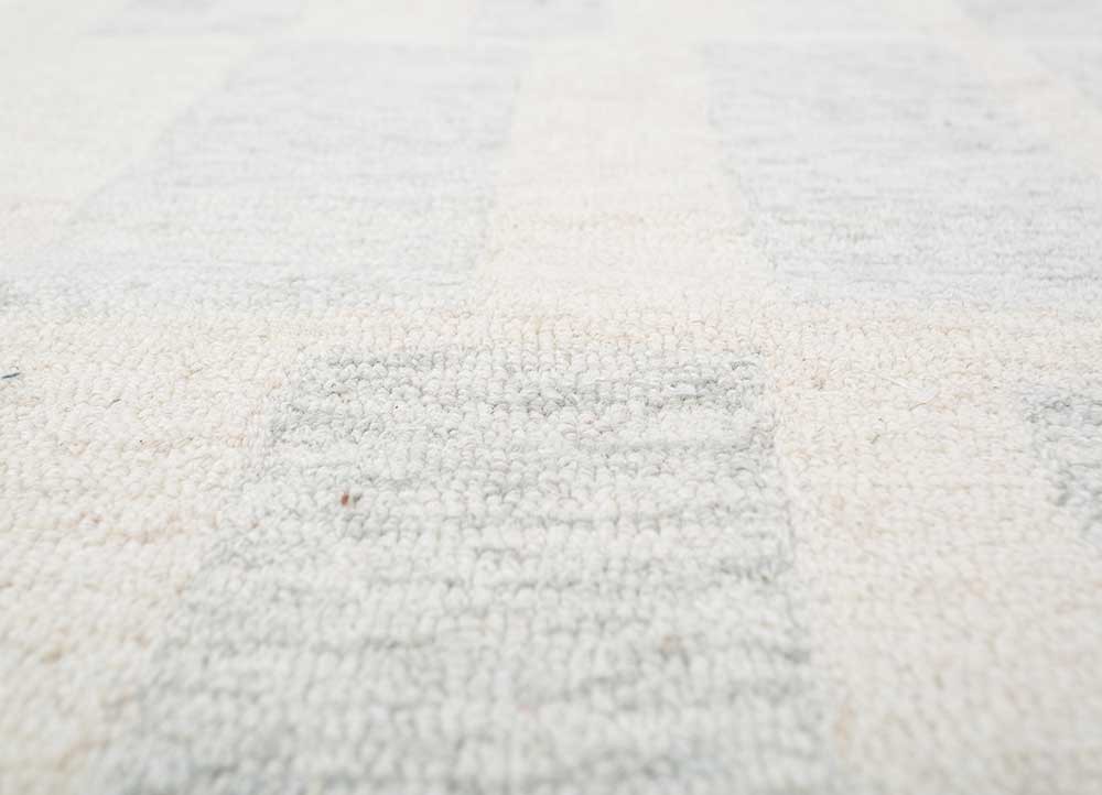 acar ivory wool hand tufted Rug - CloseUp acar ivory wool hand tufted Rug - CloseUp