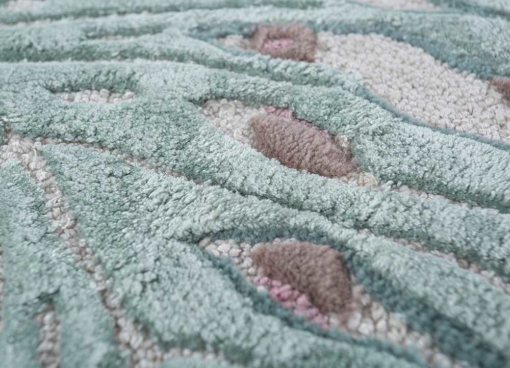 hacienda ivory wool and viscose hand tufted Rug - CloseUp hacienda ivory wool and viscose hand tufted Rug - CloseUp