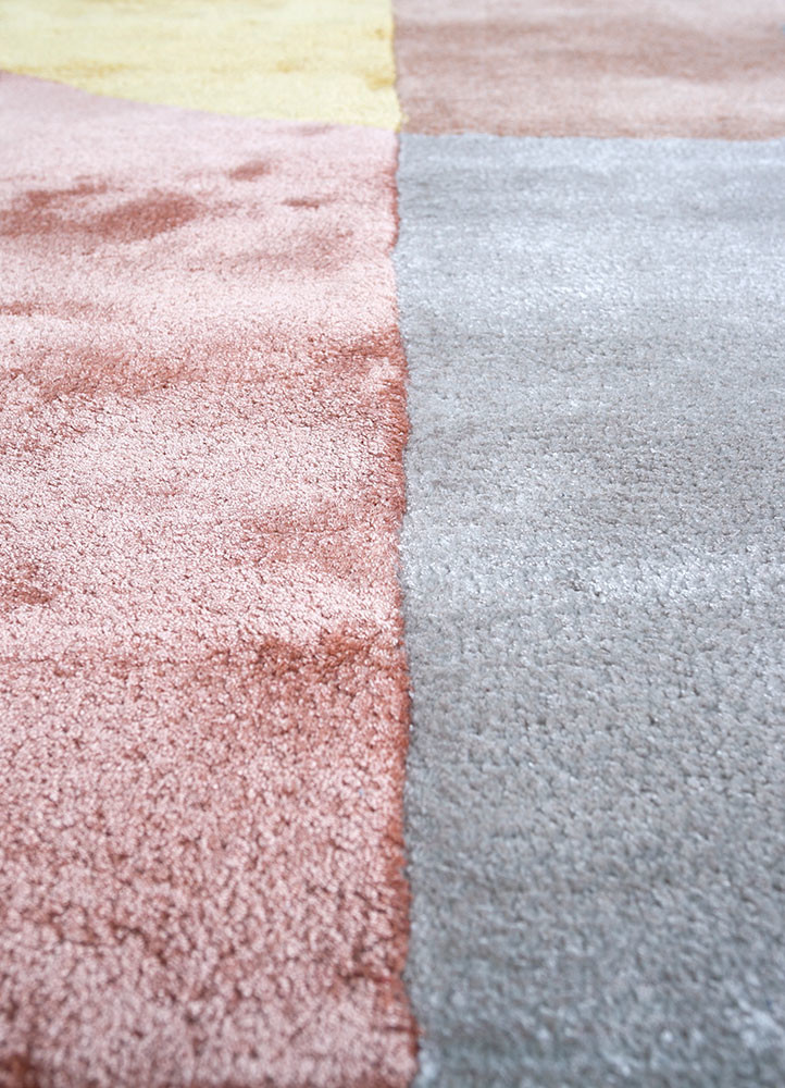 confetti multi wool and viscose hand tufted Rug - CloseUp confetti multi wool and viscose hand tufted Rug - CloseUp