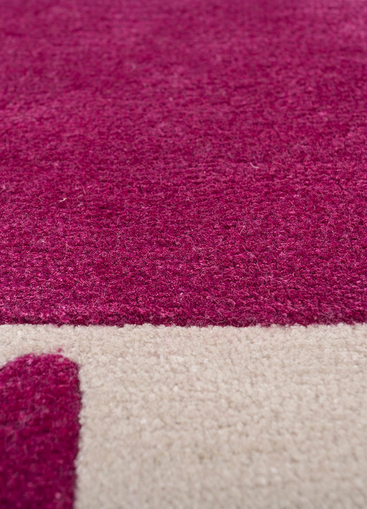 white noise ivory wool and viscose hand tufted Rug - CloseUp white noise ivory wool and viscose hand tufted Rug - CloseUp