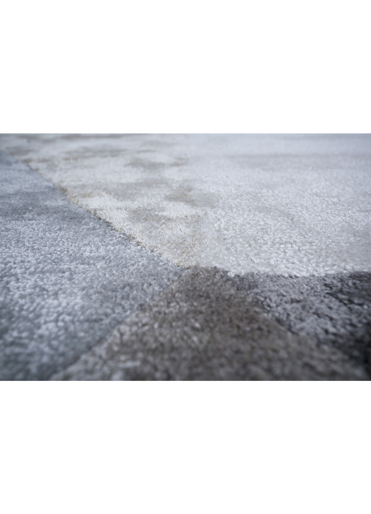 caliedo ivory wool and viscose hand tufted Rug - CloseUp