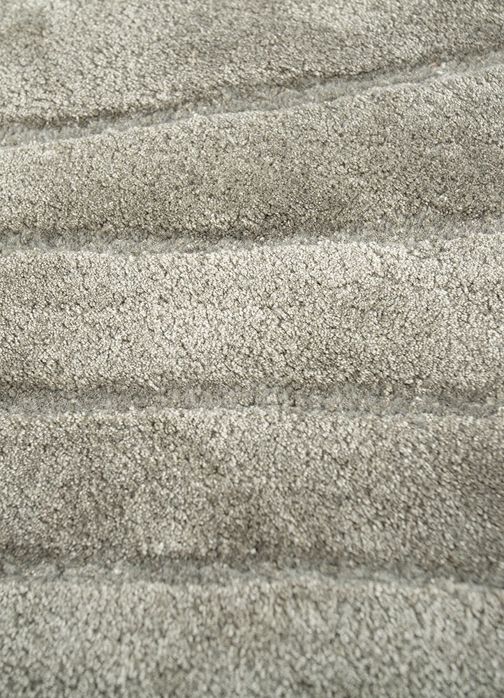 cera blue wool and viscose hand tufted Rug - CloseUp