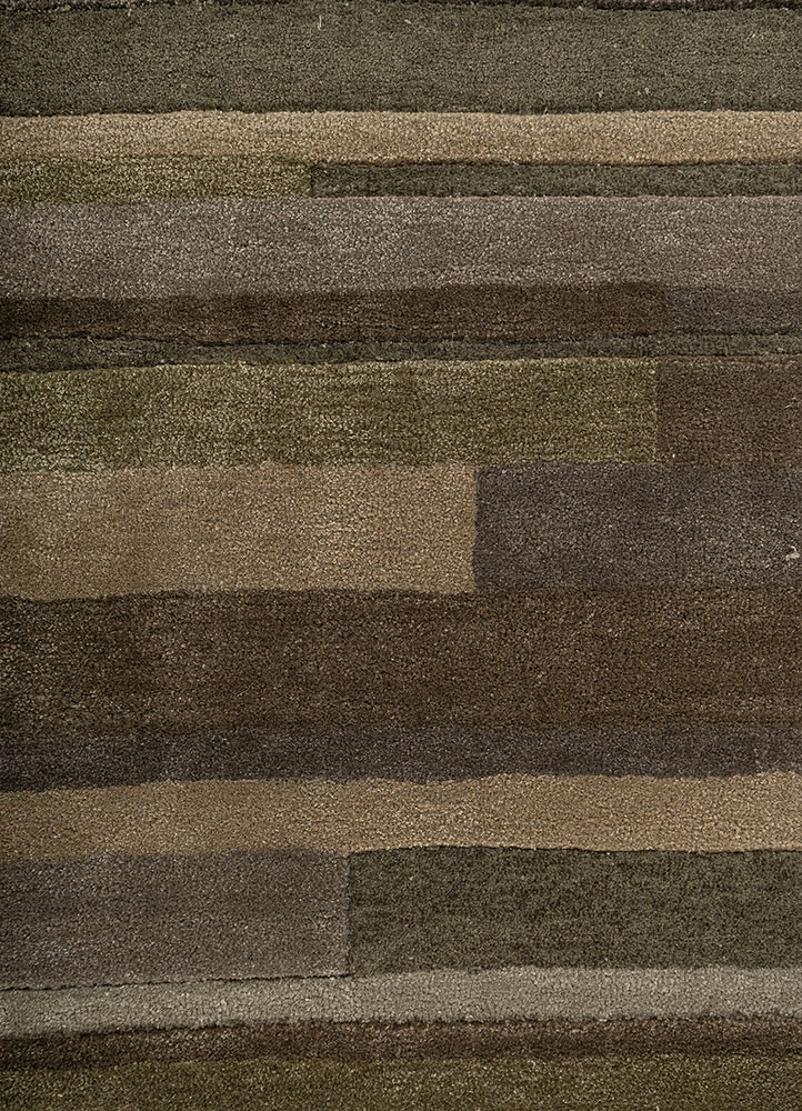 caliedo green wool and viscose hand tufted Rug - CloseUp caliedo green wool and viscose hand tufted Rug - CloseUp